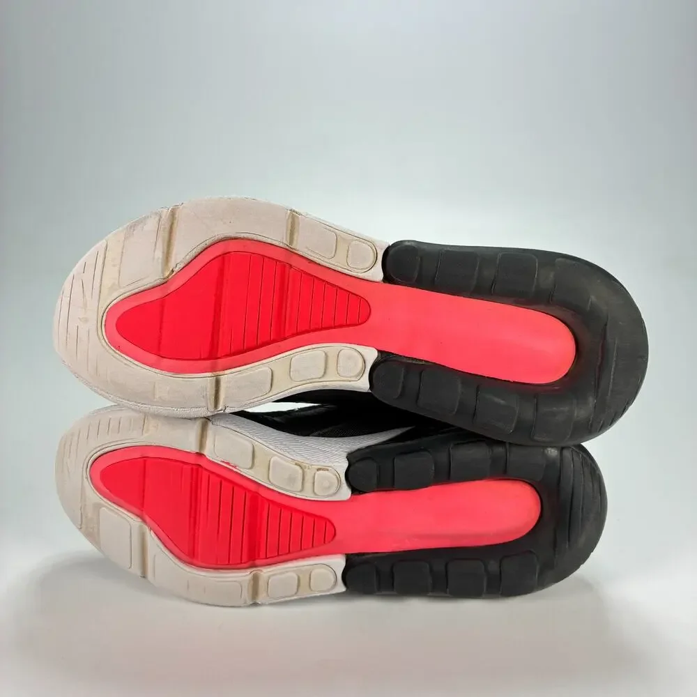 Nike Air Max 270 Black White Lifestyle Shoes 943345-001 Youth Size 6 Women's 7.5